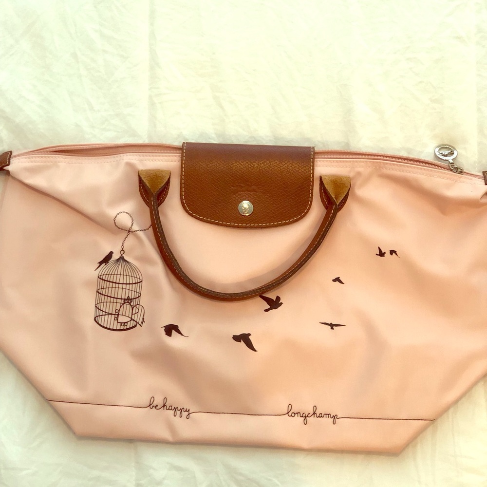 Light pink special edition Longchamp bag